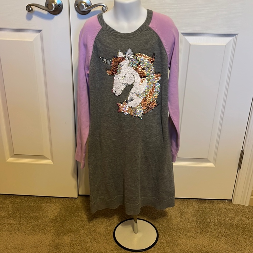 Unicorn Sparkle sweater dress